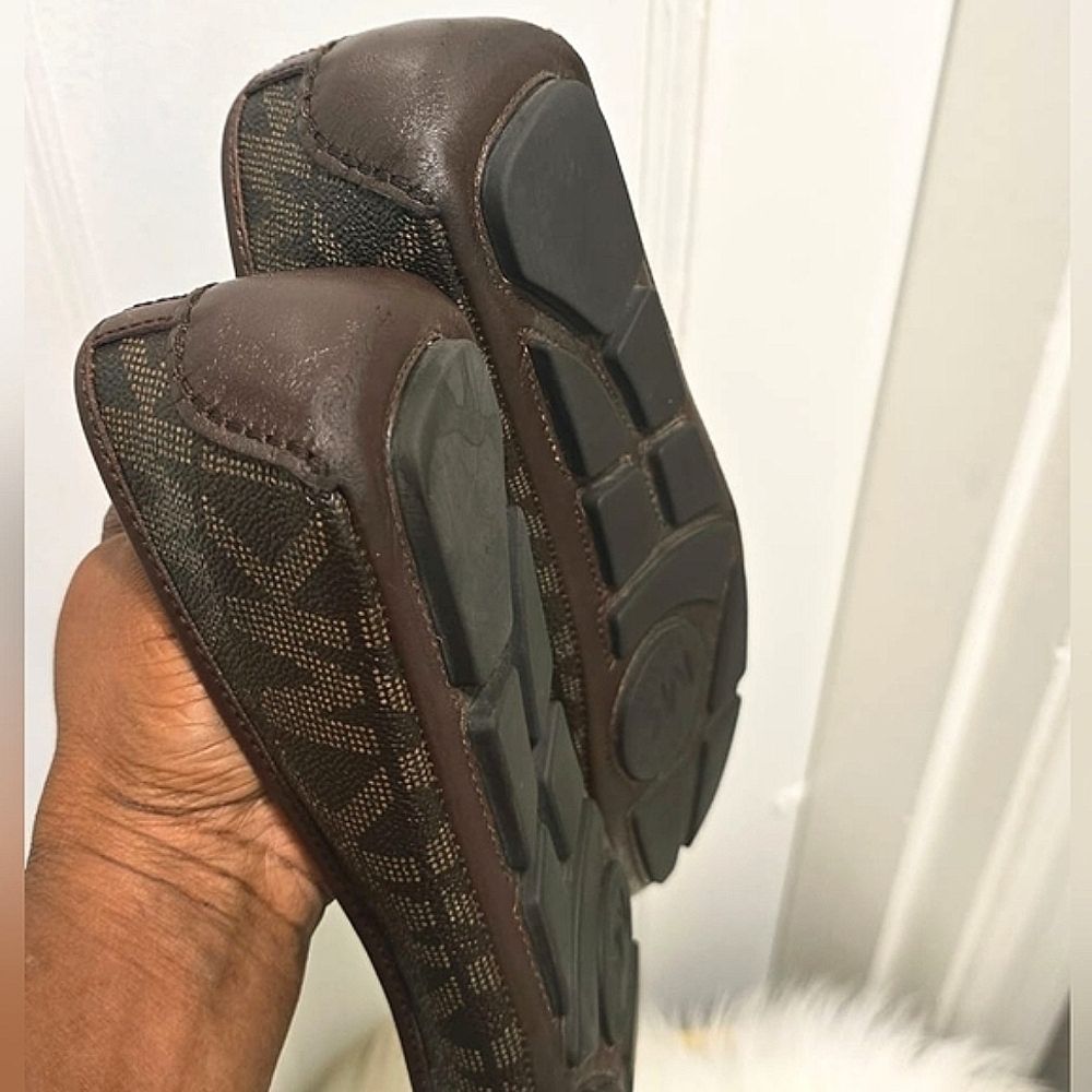 Micheal Kors Fulton Brown Slip On Loafers Size 8W✌️ - Picture 9 of 9